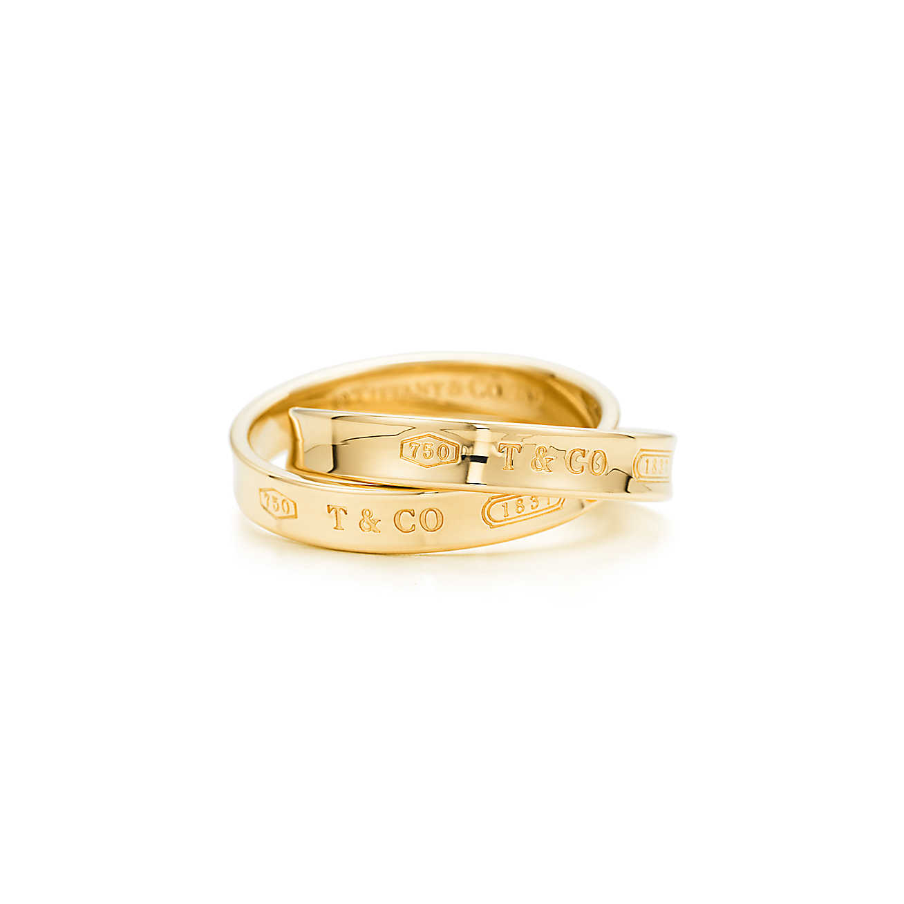 Tiffany 1837™ 系列 18K金圈形扣环戒指