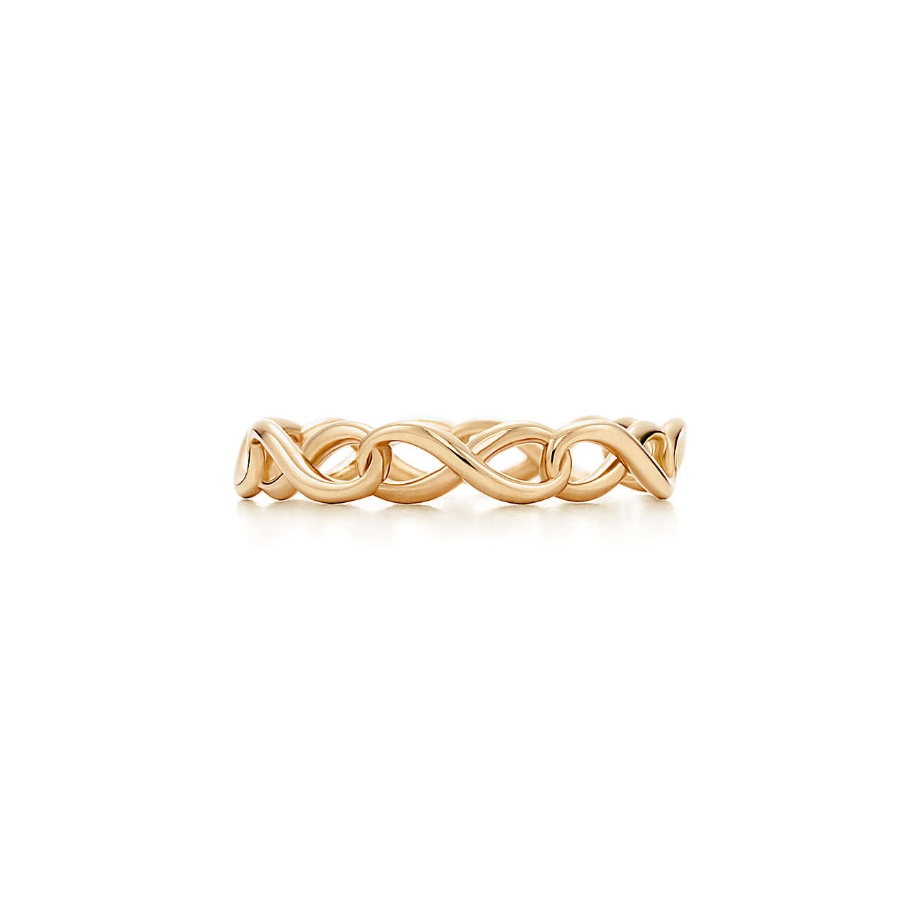 Tiffany Infinity 18K 金窄式戒指