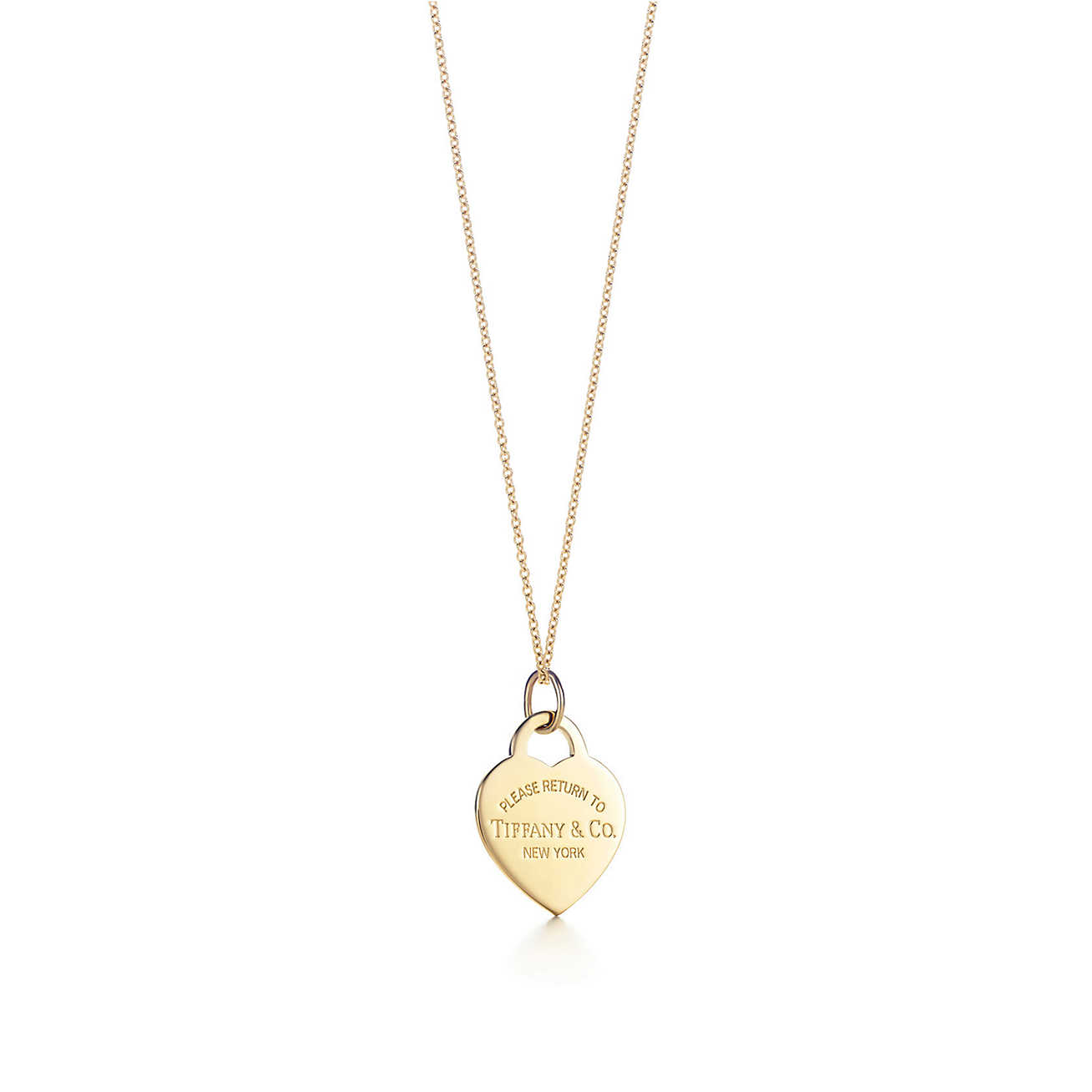 Return to Tiffany™ 系列 18K金 Heart Tag 中号吊饰