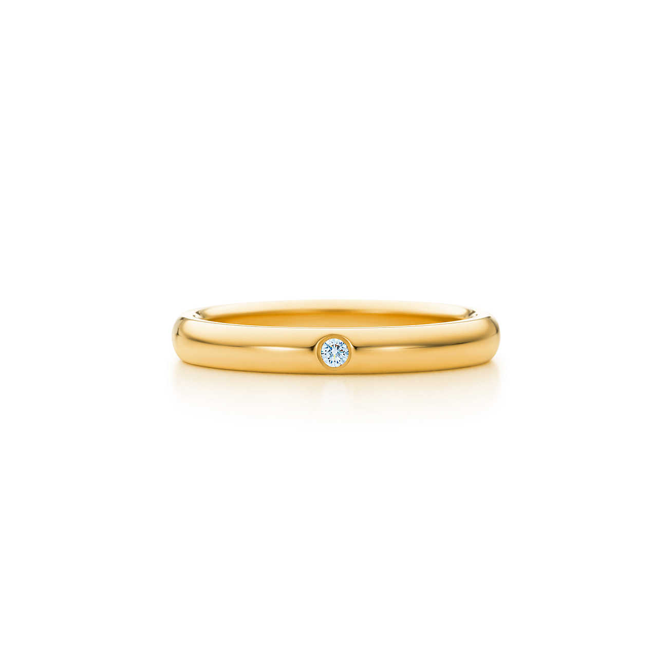 Elsa Peretti® 18k 黄金镶钻戒指